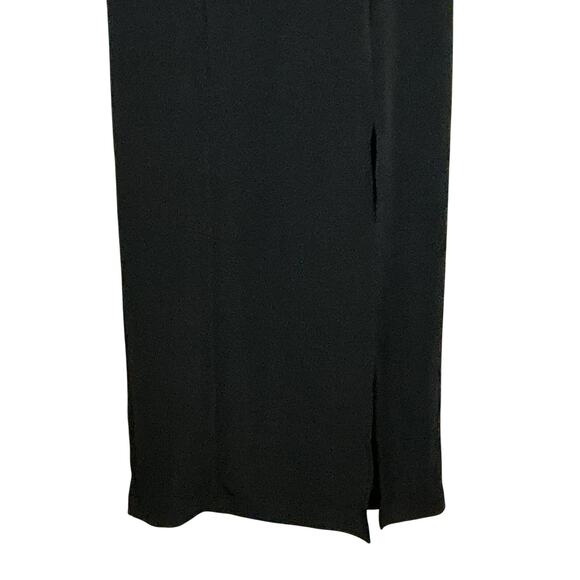 Bari Jay Sequined Sleeveless Black Corset Back Evening Gown Dress Women's 11/12 - Picture 4 of 10